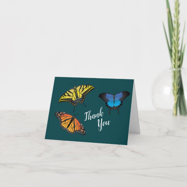 Butterfly Thank You Card (Front)