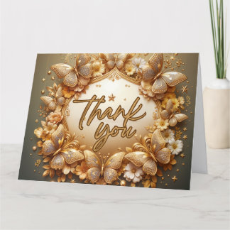 Butterfly Thank You Card