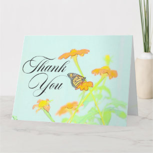 Butterfly "Thank You" Card