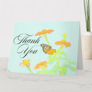 Butterfly "Thank You" Card