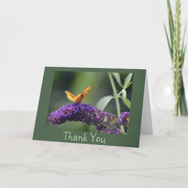 Butterfly Thank You Card (Front)