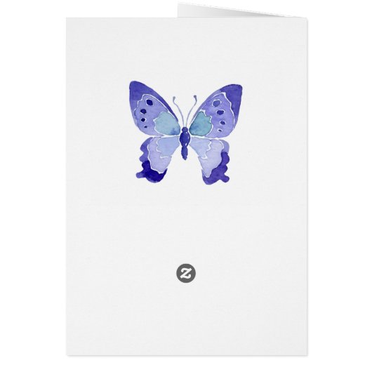 Butterfly Thank You Floral Wreath Butterflies (Back)