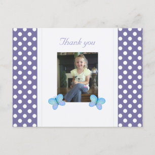 Butterfly: Thank You Postcard