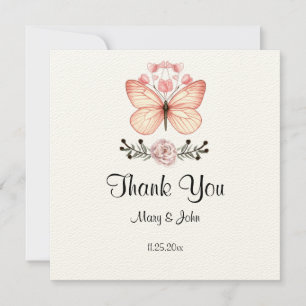 Butterfly Thank You Weeding