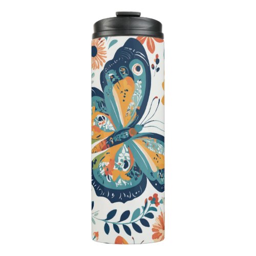 Butterfly theme Thermal Tumbler