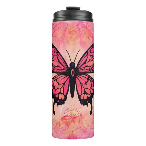 Butterfly theme Thermal Tumbler