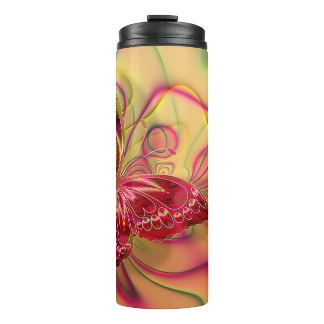Butterfly Thermal Tumbler (Front)