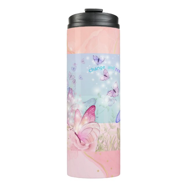  Butterfly  Thermal Tumbler (Front)