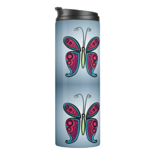 Butterfly  thermal tumbler