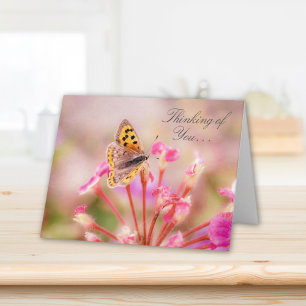 Butterfly Thinking Of You Card