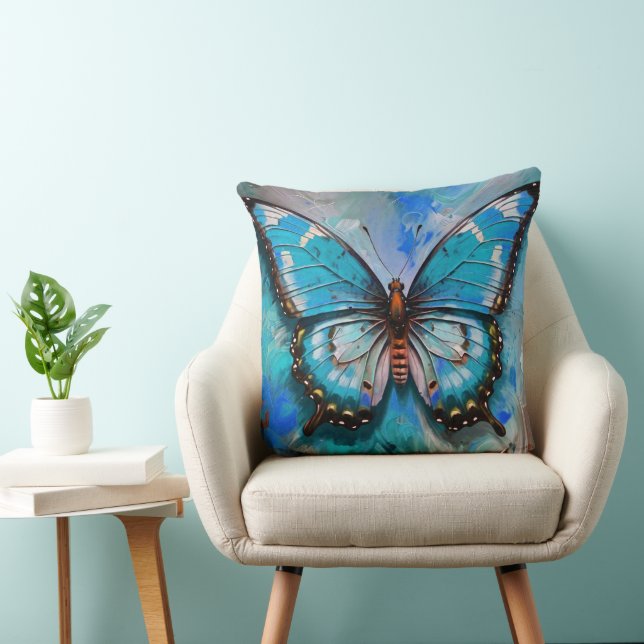 Butterfly  throw pillow (Chair)