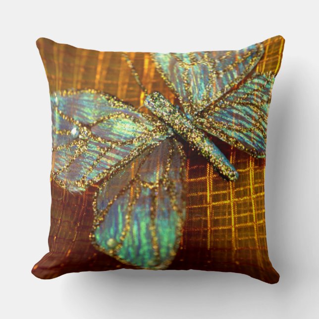 Butterfly Throw Pillow (Front)