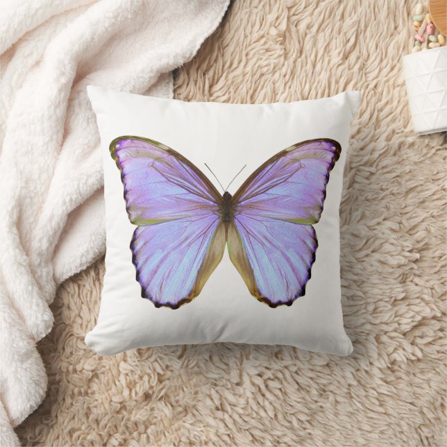 Butterfly Throw Pillow (Blanket)