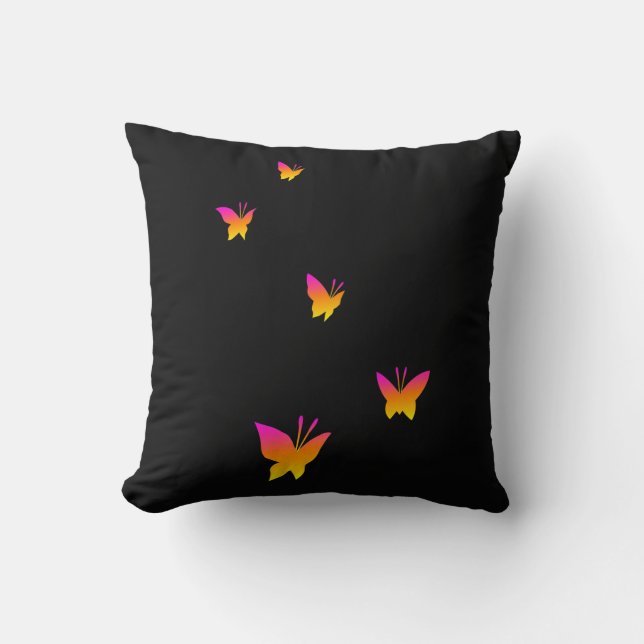 Butterfly Throw Pillow (Front)