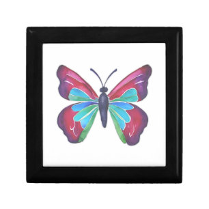Butterfly Throw Pillow Gift Box