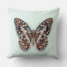 Butterfly Throw Pillow, Poufs