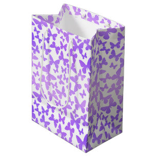 Butterfly Toss (Lavender) Medium Gift Bag