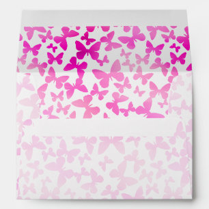 Butterfly Toss (Pink) Envelope