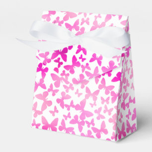 Butterfly Toss (Pink) Favor Boxes