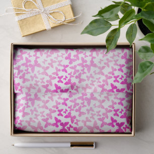 Butterfly Toss (Pink) Tissue Paper