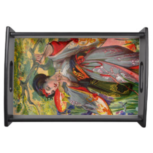 Butterfly Touch Serving Tray