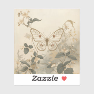 Butterfly Traditional-Art Painting Collection Sticker