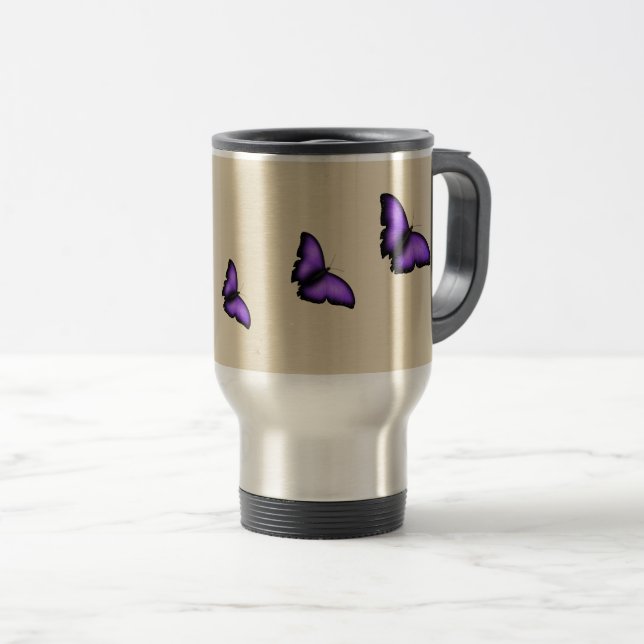 Butterfly Travel Mug (Front Right)