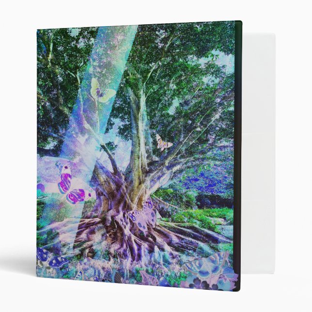 Butterfly Tree 3 Ring Binder (Front/Inside)