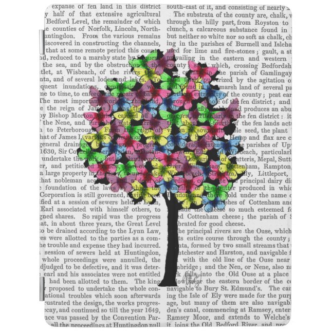 Butterfly Tree iPad Air Cover (Front)