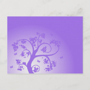 Butterfly tree postcard