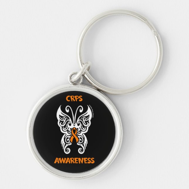 Butterfly/Tribal...CRPS Keychain (Front)