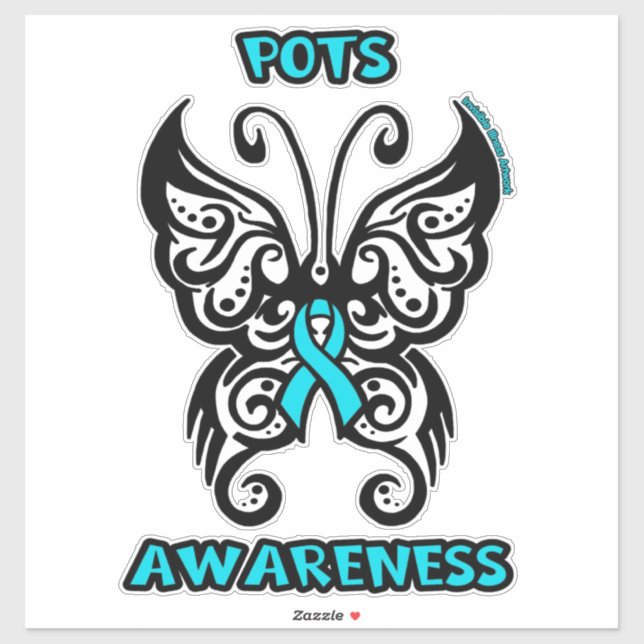 Butterfly/Tribal...POTS Sticker (Sheet)