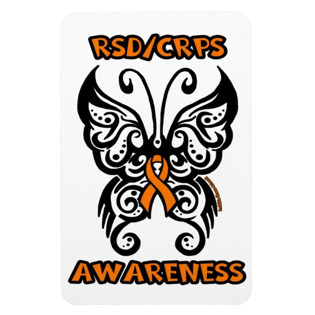 Butterfly/Tribal...RSD/CRPS Magnet (Vertical)