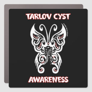 Butterfly Tribal...Tarlov Cyst Car Magnet