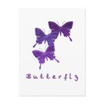 Butterfly Trio Postcard