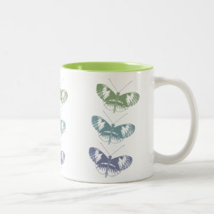 Butterfly Trio Two-Tone Coffee Mug