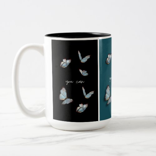 butterfly Two_Tone coffee mug