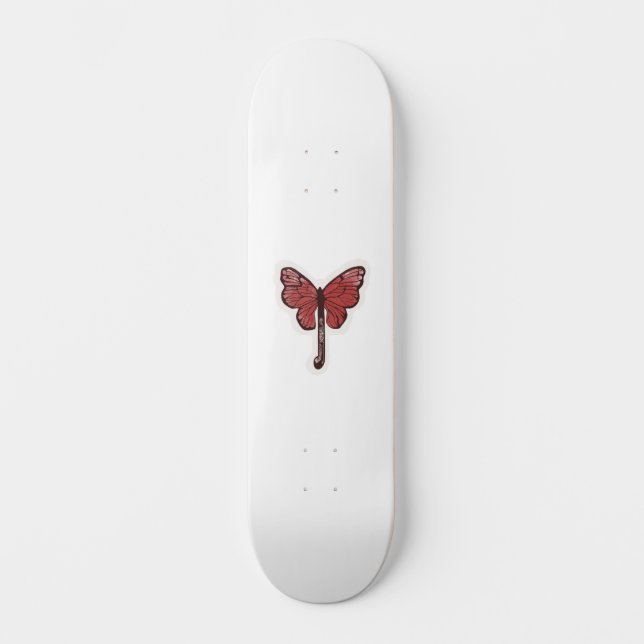 Butterfly Umbrella Fusion Skateboard Deck (Front)