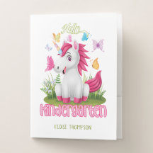 Butterfly Unicorn Kindergarten Back to School