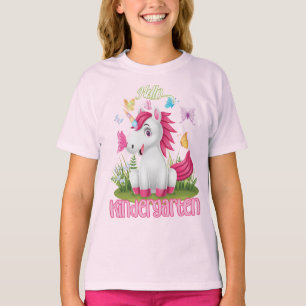 Butterfly Unicorn Kindergarten Back to School T-Shirt