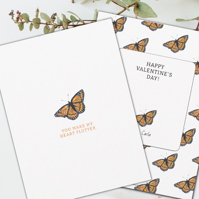 Butterfly Valentine Holiday Card (Creator Uploaded)