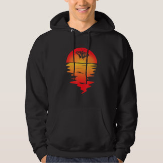 Butterfly Vaporwave Sunset Butter Fly Synthwave Hoodie