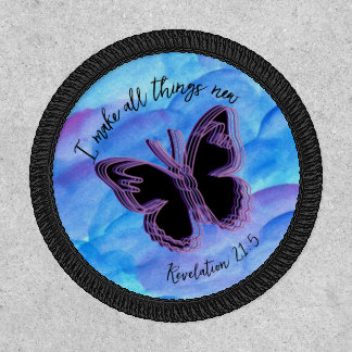 Butterfly Verse Patch- Revelation 21:5 Patch