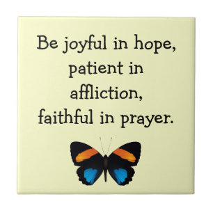 Butterfly Verse Tile