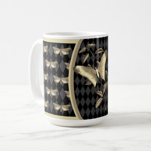 Butterfly Vine Diamond Coffee Mug