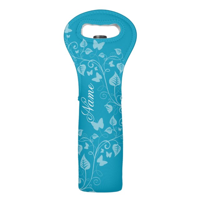 Butterfly Vine Wine Tote (Front)