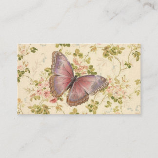 Butterfly & Vines Personalized Shabby Chic Cards