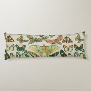 Butterfly Vintage Antique Butterflies Art Body Pillow