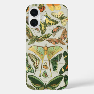 Butterfly Vintage Antique Butterflies Art iPhone 16 Case