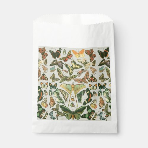 Butterfly Vintage Antique Butterflies Pattern Favor Bag